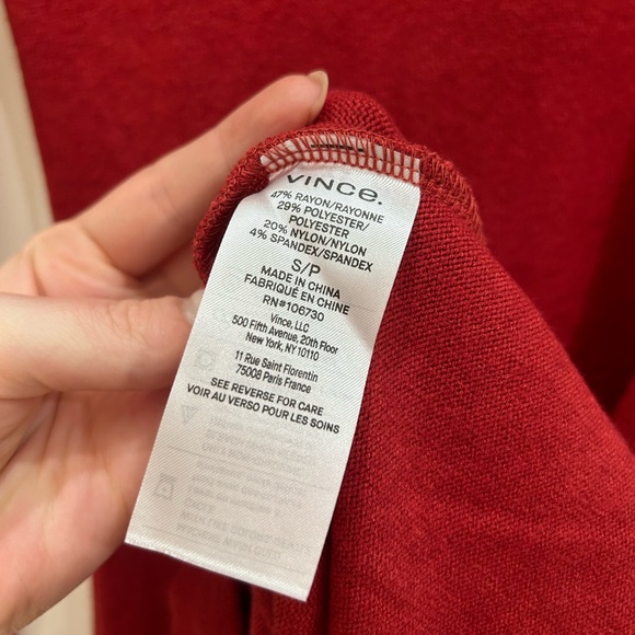 ❤️ NEW Vince sweater dress NEVER WORN mock neck long sleeve - Picture 4 of 7